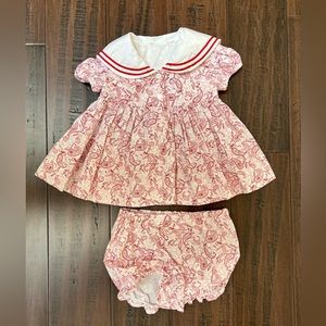 Vintage hand made sailor dress with boomers